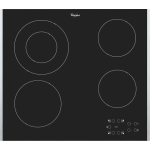 Whirlpool AKT 8130 BA hob Black Built-in Ceramic 4 zone(s) | AKT 8130 BA | 8003437830181