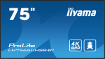 75" iiyama LH7565UHSB-B1:IPS,4K UHD,Android,24/7 | LH7565UHSB-B1 | 4948570123599