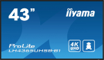 43" iiyama LH4365UHSB-B1:IPS,4K UHD,Android, 24/7 | LH4365UHSB-B1 | 4948570123551