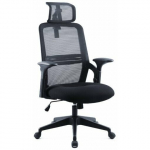 Krzesło biurowe AMO-80 Czarne | AMO-80-BLACK | 3760280392246