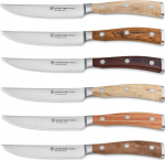 Wusthof IKON Zestaw 6 noży stekowch 12 cm w torbie sk&oacute;rzan WSTHOF | 4002293118321 | 4002293118321