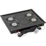 Ventil&aacute;tor, horn&yacute; (spodn&yacute;), 4x ventil&aacute;tor, 220 V/92 W, čierny | RABCHX04X3 | 8595105016343