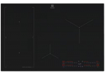 Electrolux EIS87453IZ hob Black Built-in 77 cm Zone induction hob 4 zone(s) | EIS87453IZ | 7333394049502