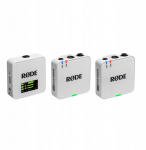 Rode juhtmevaba mikrofon Wireless GO Gen 3, valge | WIGOGEN3W | 698813016525