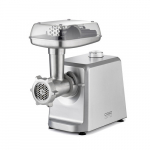 Caso | Meat Mincer | FW 2500 | Stainless Steel | 2500 W | Number of speeds 2 | Throughput (kg/min) 2.5 | 3 stainless steel cutting plates (3 mm, 5 mm and 8 mm), Sausage filler, Cookie attachment with 4 moulds, Stuffer | 02873 | 4038437028737