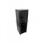 Szafa Q-Lantec Szafa serwerowa 27U 600x1000, drzwi przednie szklane, drzwi tylne stalowe perforowane, zamek, 4 belki nośne, 4 regulowane stopki, do samodzielnego montażu, kolor czarny (SS-27U-600-1000-01-C) | SS-27U-600-1000-01-C | 5904204402224
