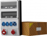 Doktorvolt Rozdzielnica budowlana eXT 32A 16A 4x230V Schuko Mennekes Doktorvolt 2322 | 5907589332322 | 5907589332322