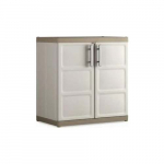 Szafa ogrodowa Keter Keter Szafka Excellence XL niska, 89 x 93 x 54 cm, beżowa | P88675 | 8013183022471