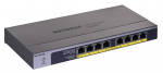 NETGEAR GS108PP Unmanaged Gigabit Ethernet (10/100/1000) Power over Ethernet (PoE) Black | GS108PP-100EUS | 606449130034