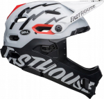 Bell Kask Super DH MIPS Spherical fasthouse matte gloss black white roz. L (58&ndash;62 cm) | BEL-7138419 | 768686469060