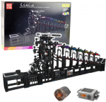 LeanToys Klocki Konstrukcyjne Tor Na Kulki Z Silnikiem Elektrycznym 2520 el. | 23680 | 5905991072621
