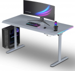 Biurko Ultradesk QUEST Szare 140 cm x 70 cm Szare nogi | UD-QST-FRGY/DTGY | 8590274026186