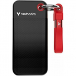 Dysk zewnętrzny SSD Verbatim Pocket SSD 2TB Czarno-czerwony (Pocket SSD USB 3.2 Gen 2 2TB) | Pocket SSD USB 3.2 Gen 2 2TB | 023942321965