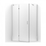 Besco VIVA kabina prostokątna przejrzyste szkło 100 x 80 x 195 lewa | VPL-100-195C | 5908239686796