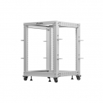 LANBERG OPEN RACK 19" 15U 600X600-1100 ADJUSTABLE GREY | OR01-6115-S | 5901969447668