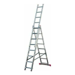 Krause Krause Corda Drabina 3x 8 szczebli Tr na schody | 033383 | 4009199033383