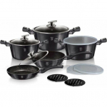 Berlinger Haus Zestaw Garnk&oacute;w Berlingerhaus Bh-6886 Carbon Pro | BH-6886 Kinghoff | 5999108421204