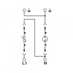 Phoenix Contact Ogranicznik przepięć typ B+C 12,5kA 1,2kV 240V AC VAL-MS-T1/T2 335/12.5/1+1 (2800187) | 2800187 | 4046356518581