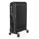 Grzejnik Emerio Emerio HO-132338.1, Oil electric space heater, Indoor, Floor, Black, Rotary, 2500 W | HO-132338.1 | 7333282016012