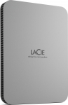 LaCie external hard drive 2TB Mobile Drive USB-C (2022), moon silver | STLP2000400 | 8719706043557