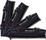 DDR4 64GB (4x16GB) RipjawsV 3200MHz CL16 XMP2 Black | F4-3200C16Q-64GVK | 4719692007025