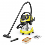 K&auml;rcher WD 5 S V-25/5/22 Stainless steel, Black, Yellow 25 L 1100 W | 1.628-350.0 | 4054278661889
