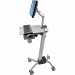 Ergotron Stojak podłogowy na monitor do 22'' Neo-Flex LCD Cart (24-206-214) | 24-206-214 | 0698833015126
