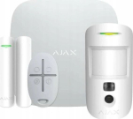 Ajax Zestaw alarmowy StarterKit Cam Plus Hub 2 Plus, MC, DP, SC biały | StarterKit Cam+ Bialy #20294.66.WH1 | 810031990740