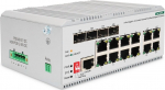 Switch Digitus Industrial 8+4 L2 zarządzalny Gigabit Ethernet PoE 4 SFP Uplink (DN-651139) | DN-651139 | 4016032489238