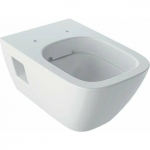 Miska WC Geberit Geberit Selnova Square Premium Wisząca miska WC, lejowa, B35cm, H33cm, T54cm, częściowo ukryte mocowania, Rimfree [6] | 19501.546.01.1 | 4025410757579