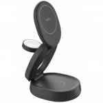 Ładowarka Belkin Ładowarka magnetyczna 3w1, składana, Qi2 15W, zasilacz 36W, czarna | WIZ034KQBK | 745883918720