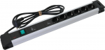 Listwa zasilająca Dehn Listwa zasilająca z ochroną przepięciową i filtrem sieciowym Typ T3 3kA SFL PRO 6X 909250 | 909250 | 4013364132566
