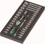 Wera Wkładka Piankowa ZYKLOP 1/4'' 8000 A, SET 1, 37CZ. (1 KPL) | 05150110001 | 4013288225139
