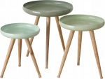 Boltze Zestaw stolik&oacute;w kawowych Masdour, drewno mango | 4066076097579 | 4066076097579