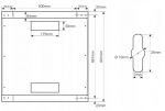 Szafa Pulsar RWA1866-G Szafa RACK 18U, wisząca do złożenia | RWA1866-G | 5902135325865
