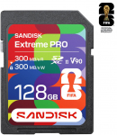 Karta SanDisk Extreme PRO - FIFA World Cup 2026 Edition Karta pamięci flash - 128 GB - Video Class V90 / UHS-II - SDXC UHS-II (SDSDXDM-128G-GN4IH) | SDSDXDM-128G-GN4IH | 619659226336