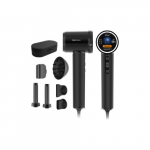 Cecotec Hair Dryer | DryGlam Waves i-Sensor Pro | 1600 W | Number of temperature settings 4 | Ionic function | Black | Diffuser nozzle | A01_EU01_118879 | 8447420875597