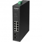 Edimax Industrieller 10-Port Gigabit PoE+-DIN-Schienen-Switch mit 2 SFP-Ports | IGS-1210P | 4717964704696