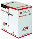 Techly Kabel skrętka Cat6 UTP linka 305m 100% CU szary | TLY_028122 | 8054529028122