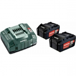 Metabo Basic-Set 2 x 5.2 Ah + R&yacute;chlonab&iacute;jačka  ASC 145 | 685051000 | 4007430244123