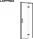 Cersanit S932-123 Drzwi Na Zawiasach Kabiny Prysznicowej Larga Czarna 80x195 Prawe Szkło // KNC.DRZ-LARGA-80X195-TR-P-CZ | 5901771012467 | 5901771012467