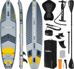 Rebel Active Deska SUP REBEL ACTIVE PRO RBA-4518 - szara | RBA-4518-G | 5901890127479