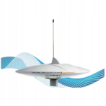 CB Antena One For All ntena DBT-T2, DAB, FM z automatycznym wzmacniaczem Glomex Nashira 370mm | V9112AGCU/DAB20 | 8051566305391