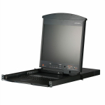 Przełącznik Aten Przełącznik KVM Over IP ATEN KL1508AiN, 8 port&oacute;w, 48 cm LCD, VGA, PS/2-USB, US-Layout | 14.01.7390 | 4710469345623