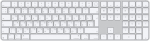 Apple Magic Keyboard Touch ID Numeric RUS White Keys | MXK73RS/A | 195949655029