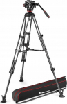 Statyw Manfrotto Zestaw Twin Carbon + głowica 504X - środ rozp | MVK504XTWINMC | 8024221704129