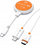 Adapter AV j5create JVAW62 Nadajnik i odbiornik AV Pomarańczowy, Biały | JVAW62-N | 4712795086140