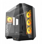 Darkflash DY470 computer case (black) + 4 fans | DY470 Black | 4711527001826