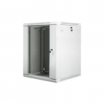 Wall-Mounted Rack 19'' 15U 600X600mm grey | WF01-6615-10S | 5901969403206