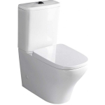 Pastatomas WC Sapho Bello su lėtaeigiu dangčiu PC103 (puodas, bakelis, mechanizmas, dangtis) | PC103 | 8590913850745